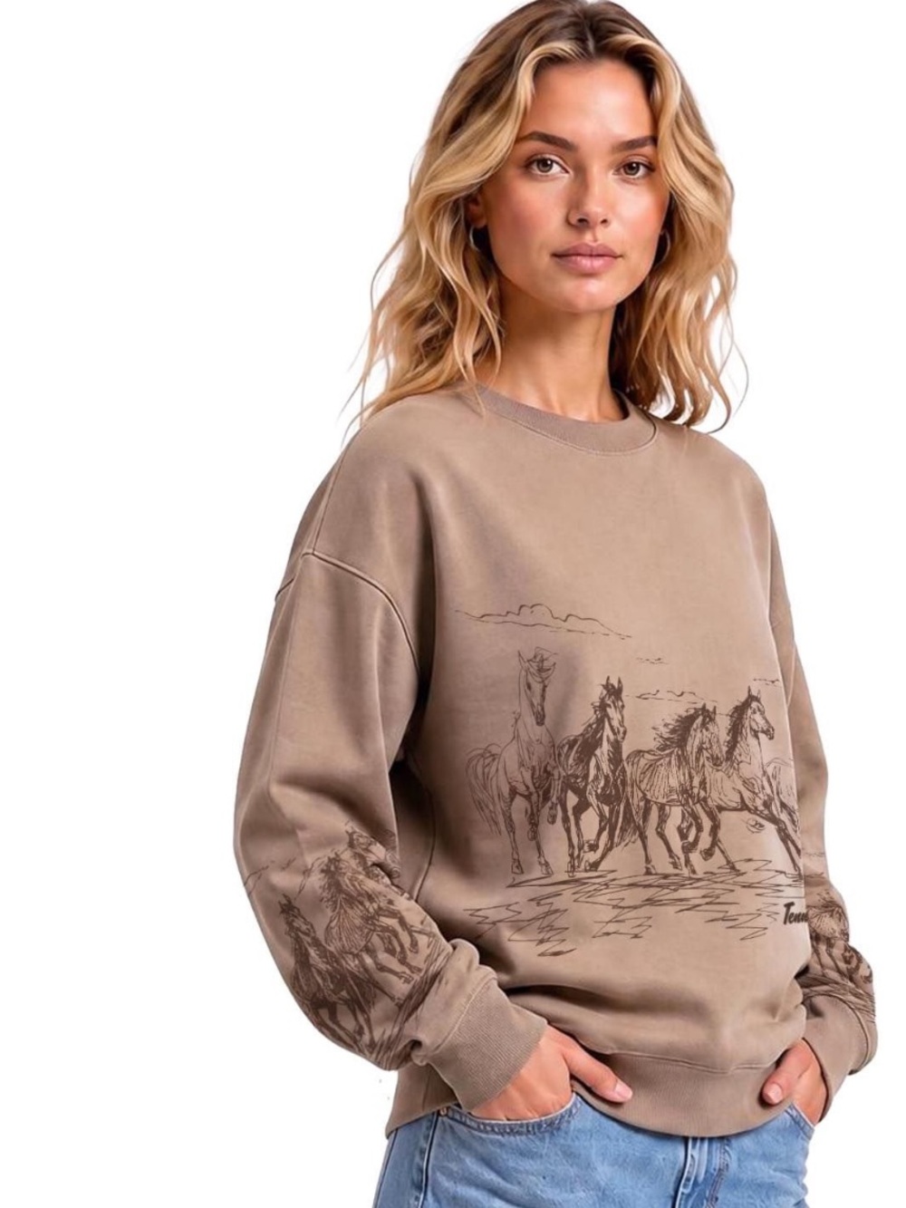 NWT State of Mine Women's Wild Horses
State Sweatshirt TENNESSEE